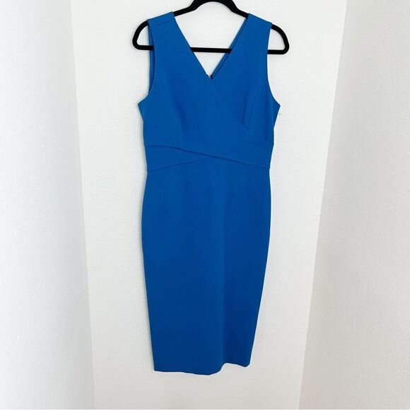 Classiques Entier V-Neck Fitted Sheath, Cocktail Dress - Picture 1 of 9